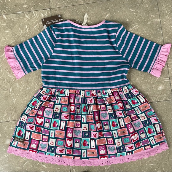 💕NWT Matilda Jane Heart Set 💕 Girls Size 12 Adorable Heart Tunic and Leggings - Picture 7 of 11